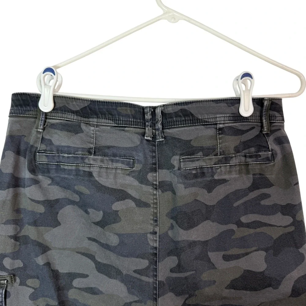 Mac and Me Camo Cargo Pants Jogger Style Ankle‎ Elastic Waist Pockets Sie 16